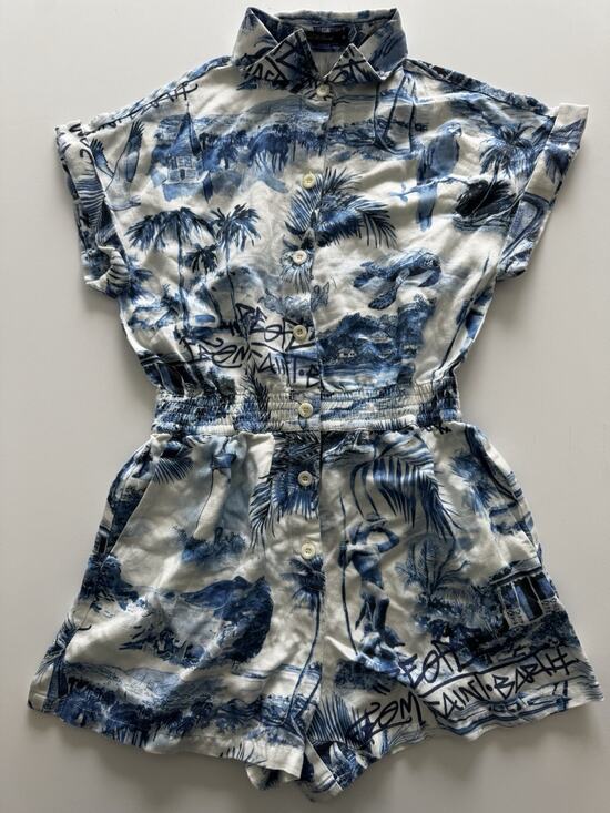 voila st barth Pants - Voila St Barth clem Romper in Arawak Medium
